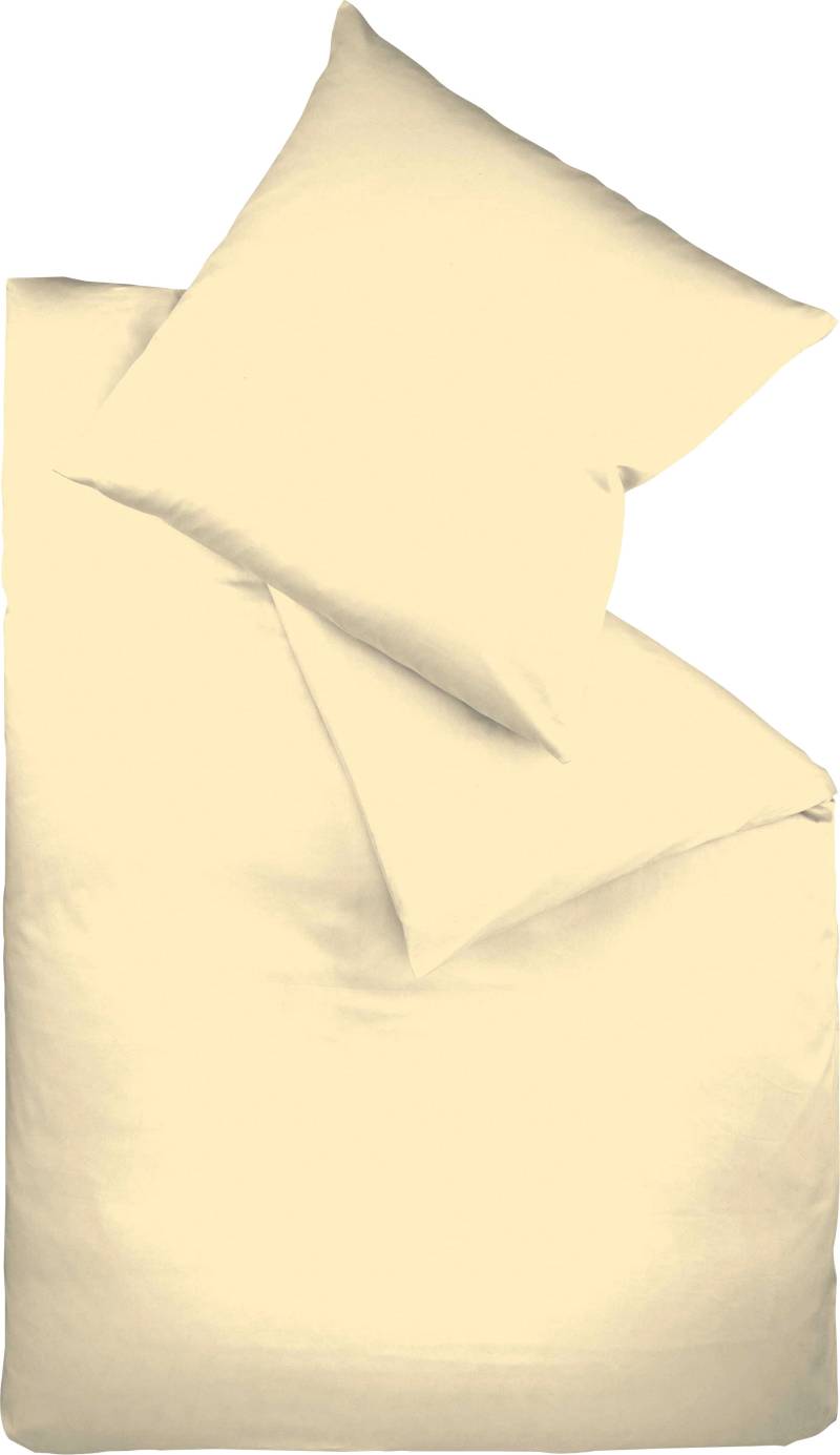 fleuresse Bettwäsche "Colours in 135x200, 155x220 oder 200x200 cm" 2 Stk. tlg. Bettwäsche aus 100% Baumwolle, uni, mit Reißverschluss von Fleuresse