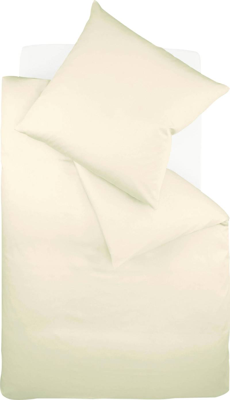 fleuresse Bettwäsche "Colours in 135x200, 155x220 oder 200x200 cm" 2 Stk. tlg. Bettwäsche aus 100% Baumwolle, uni, mit Reißverschluss von Fleuresse
