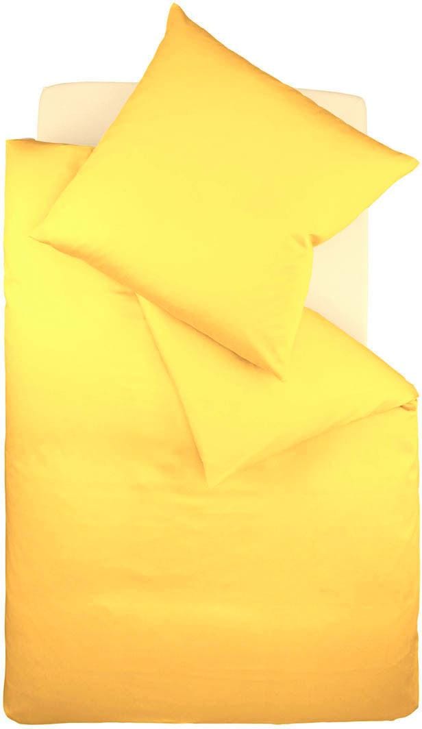 fleuresse Bettwäsche "Colours in 135x200, 155x220 oder 200x200 cm" 2 Stk. tlg. Bettwäsche aus 100% Baumwolle, uni, mit Reißverschluss von Fleuresse