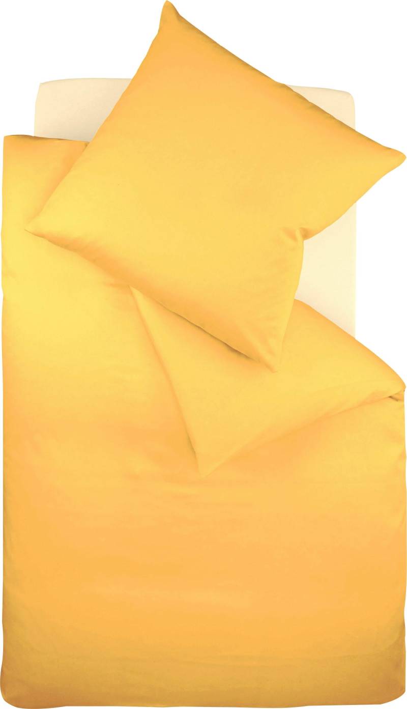 fleuresse Bettwäsche "Colours in 135x200, 155x220 oder 200x200 cm" 2 Stk. tlg. Bettwäsche aus 100% Baumwolle, uni, mit Reißverschluss von Fleuresse