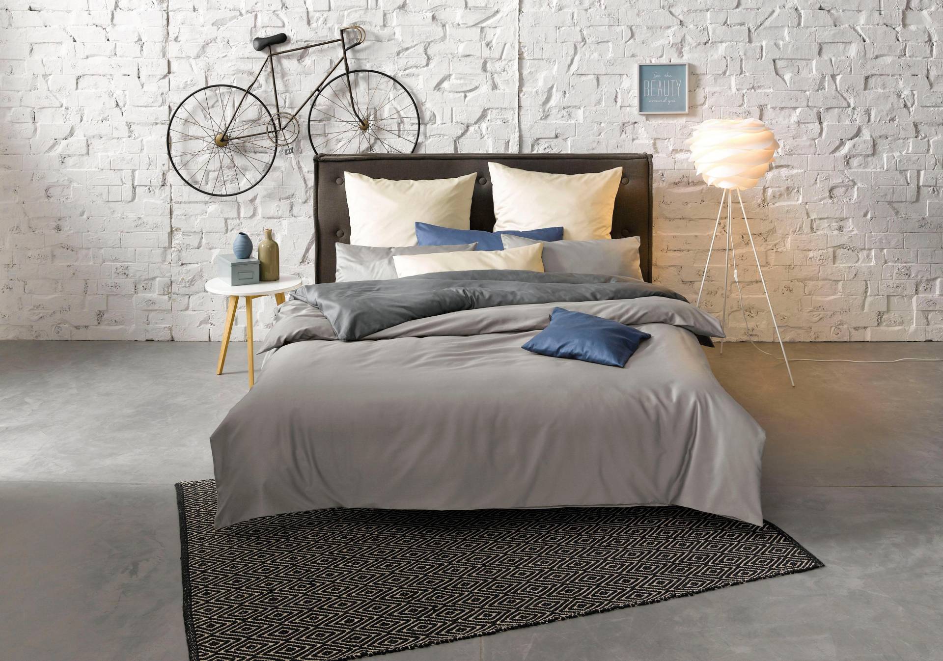 fleuresse Bettwäsche "Colours in 135x200, 155x220 oder 200x200 cm" 2 Stk. tlg. Bettwäsche aus 100% Baumwolle, uni, mit Reißverschluss von Fleuresse