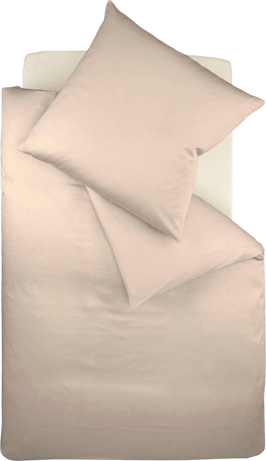 fleuresse Bettwäsche "Colours in 135x200, 155x220 oder 200x200 cm" 2 Stk. tlg. Bettwäsche aus 100% Baumwolle, uni, mit Reißverschluss von Fleuresse