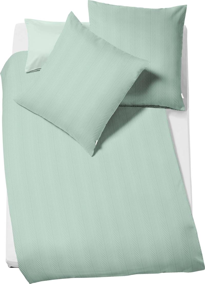 fleuresse Bettwäsche "Jade" 3 Stk. tlg. mit dezentem Muster von Fleuresse