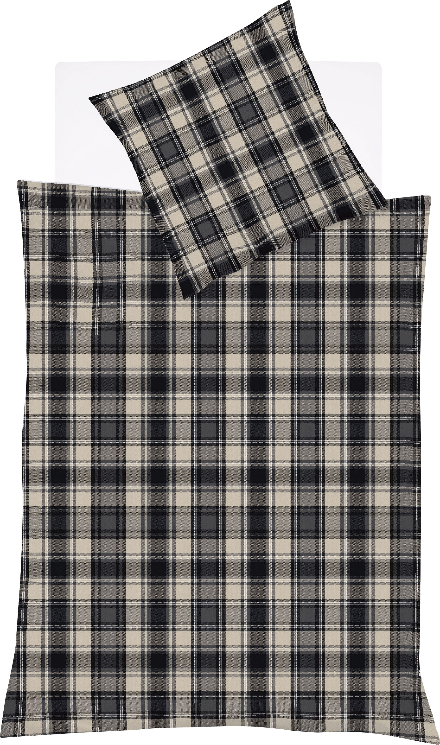 fleuresse Bettwäsche "Lech 4264" 3 Stk. tlg. Edelflanell, Baumwolle, in Gr. 135x200, 155x220, 200x200cm von Fleuresse