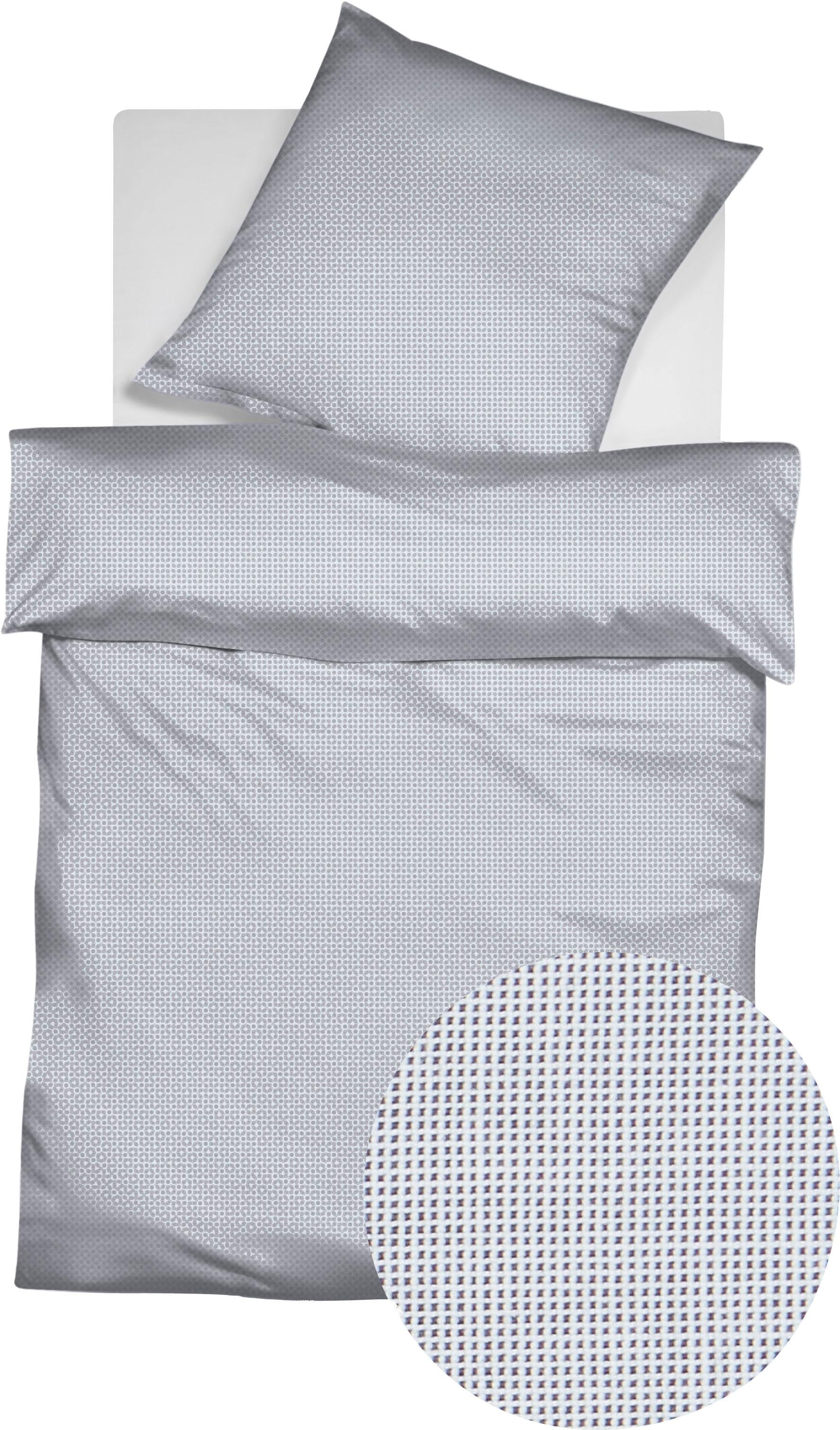 fleuresse Bettwäsche "Porto", 100% Baumwolle, in Gr. 135x200, 155x220, 200x200cm, Reißverschluss von Fleuresse