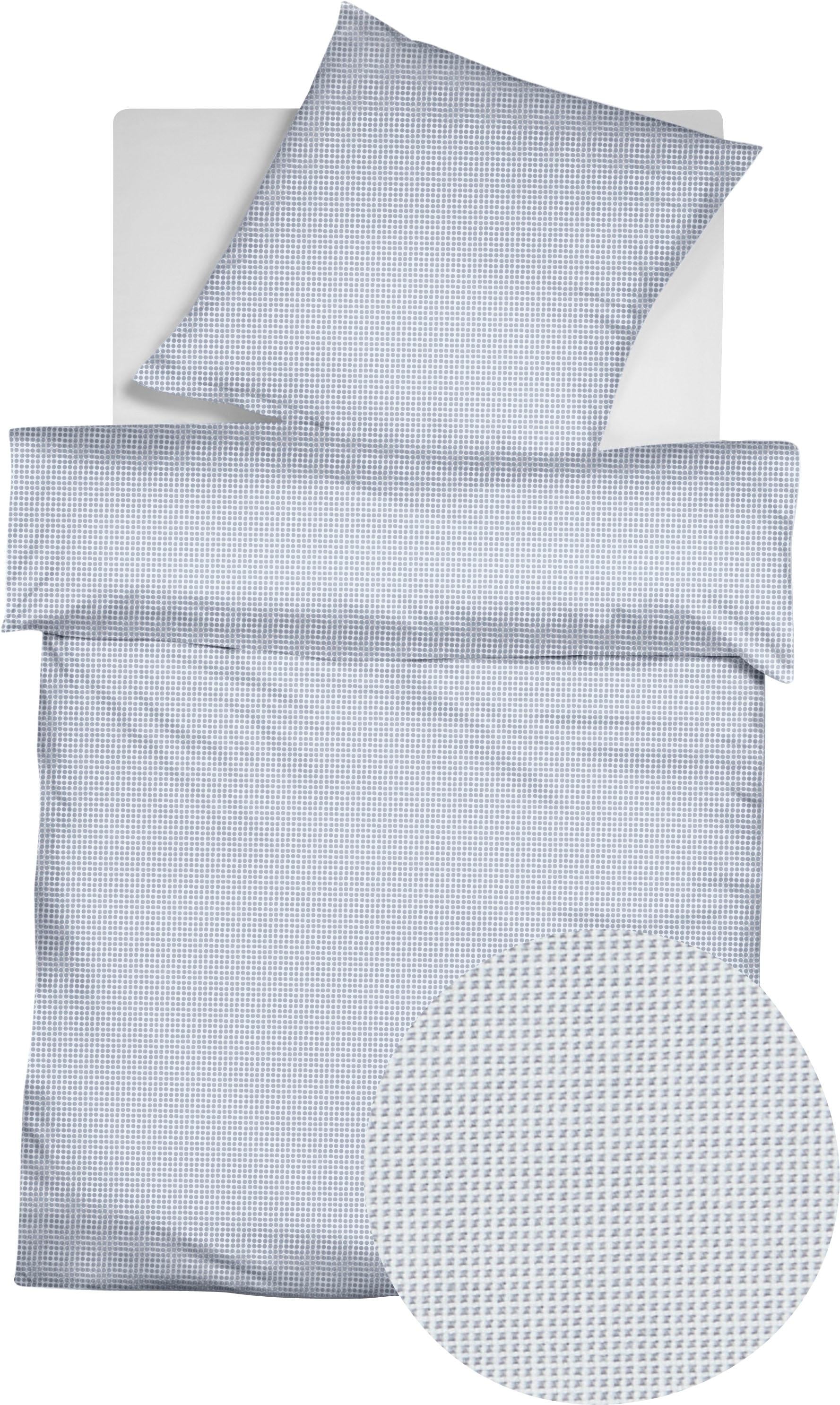 fleuresse Bettwäsche "Porto", 100% Baumwolle, in Gr. 135x200, 155x220, 200x200cm, Reißverschluss von Fleuresse