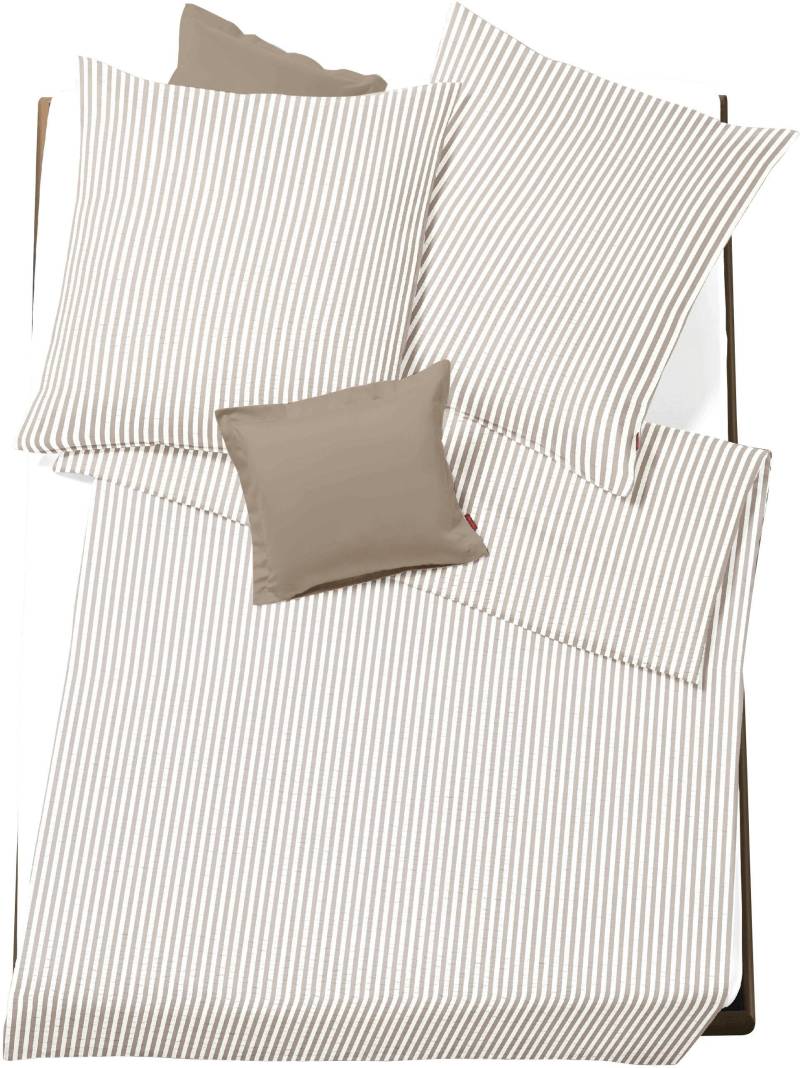fleuresse Bettwäsche "Rio" 2 Stk. tlg. Feine buntgewebte Seersucker-Bettwäsche mit Reißverschluss von Fleuresse