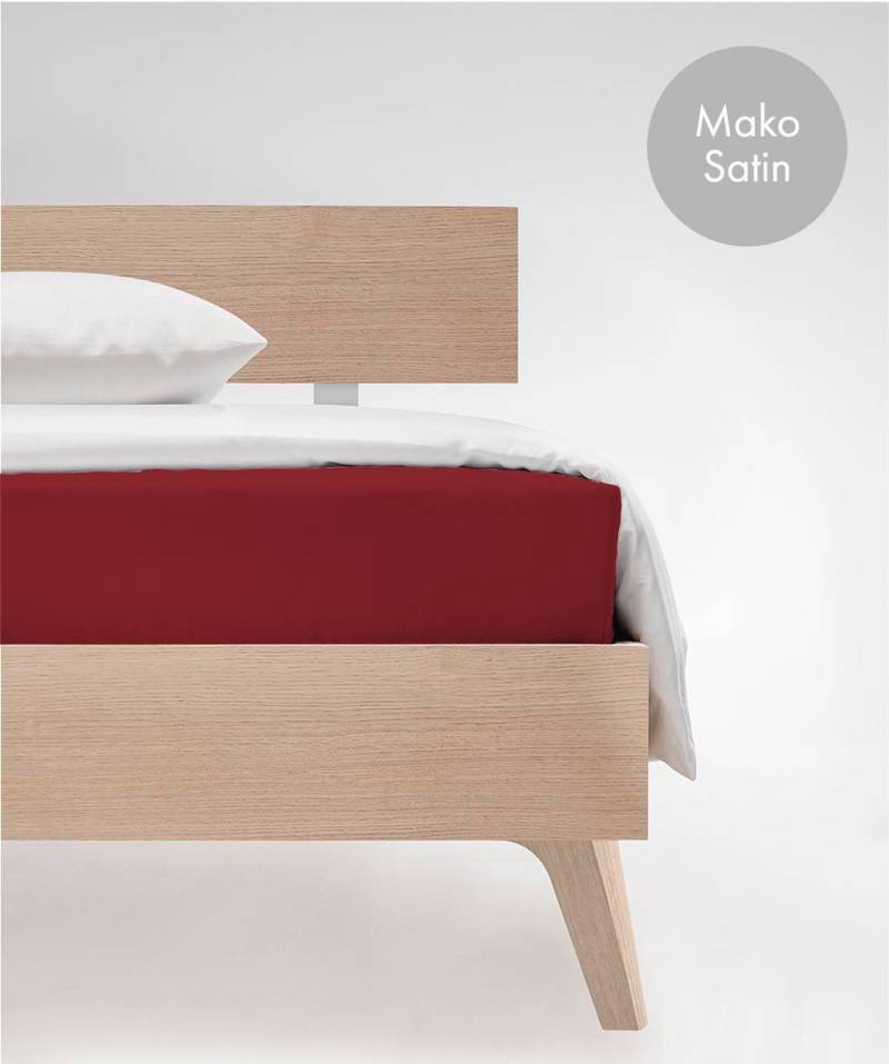 fleuresse Spannbettlaken "Colours in Gr. 90x200, 140x200 oder 180x200 cm" Mako Satin, für Matratzen bis 23 cm Höhe, Bettlaken, Spannbetttuch von Fleuresse