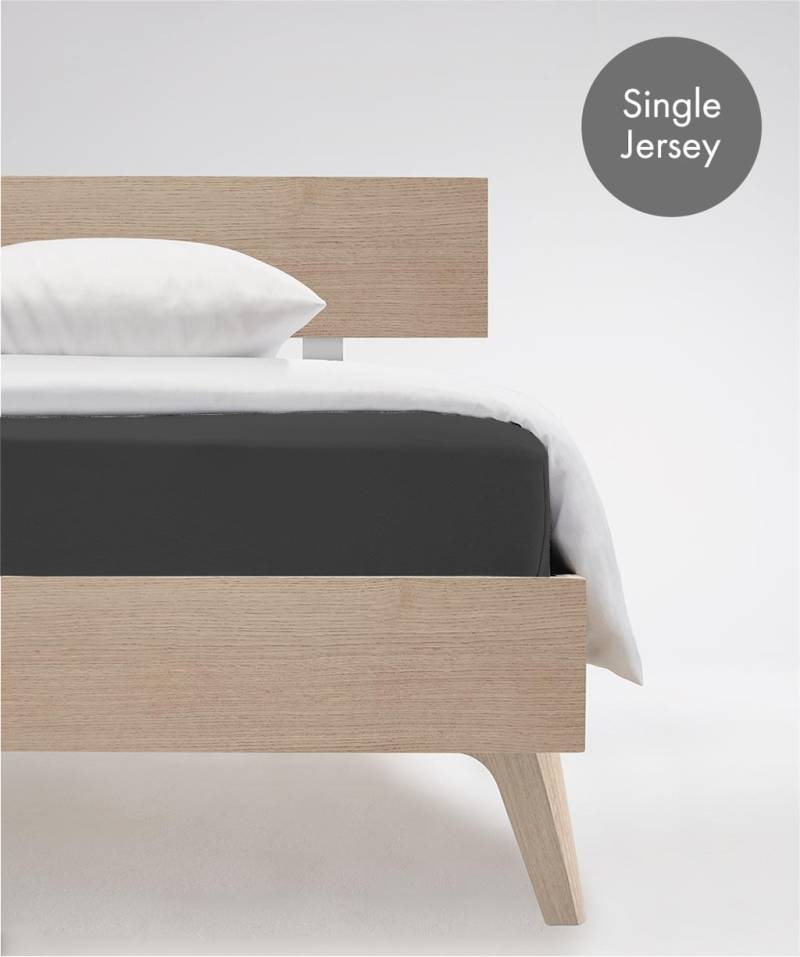 fleuresse Spannbettlaken "Jenny C aus feinfädigem Mako-Jersey" für Matratzen bis 23 cm Höhe von Fleuresse