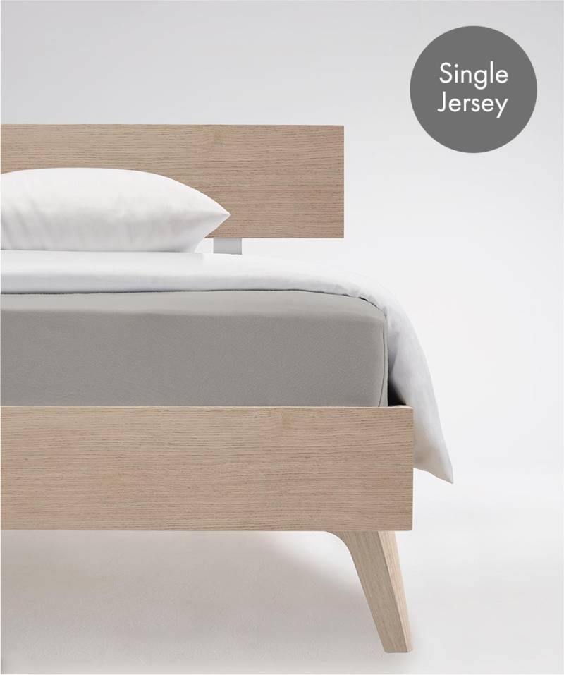 fleuresse Spannbettlaken "Jenny C aus feinfädigem Mako-Jersey" für Matratzen bis 23 cm Höhe von Fleuresse