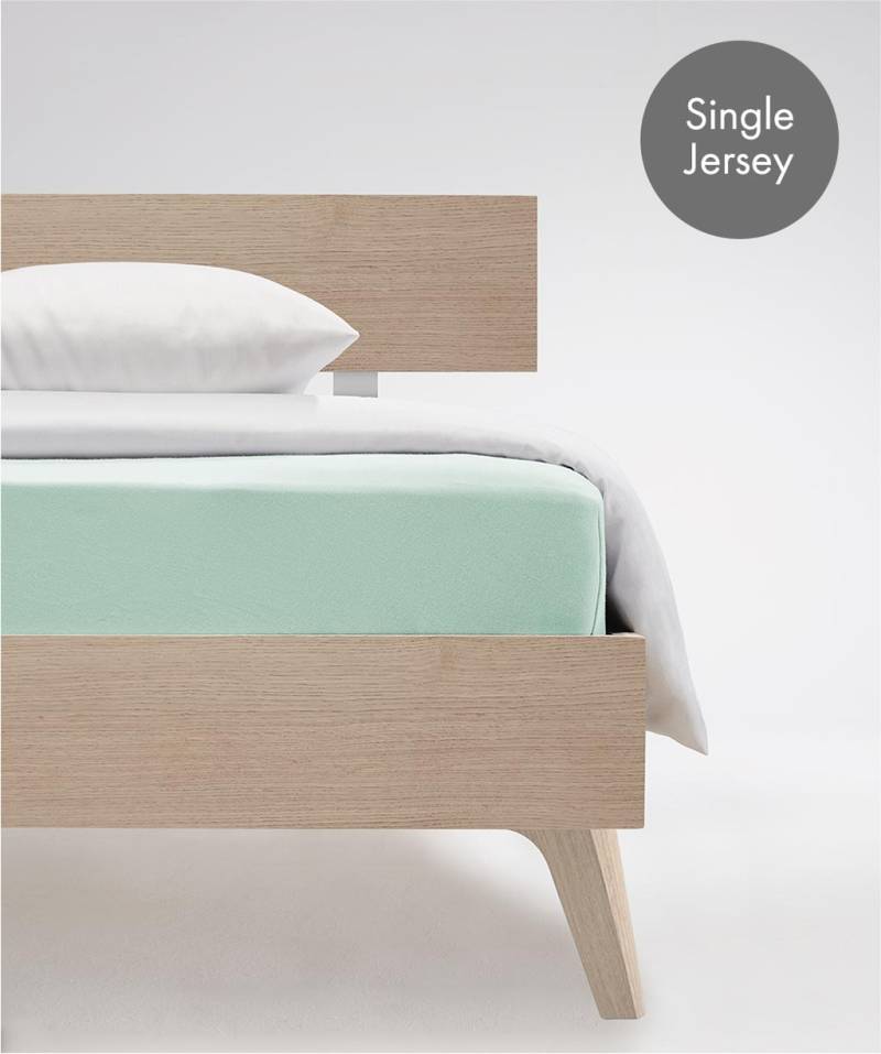 fleuresse Spannbettlaken "Jenny C aus feinfädigem Mako-Jersey" für Matratzen bis 23 cm Höhe von Fleuresse