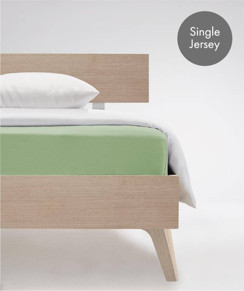 fleuresse Spannbettlaken "Jenny C aus feinfädigem Mako-Jersey" für Matratzen bis 23 cm Höhe von Fleuresse