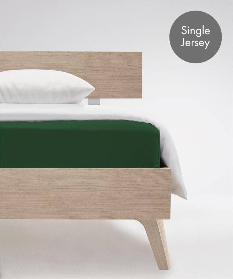 fleuresse Spannbettlaken "Jenny C aus feinfädigem Mako-Jersey" für Matratzen bis 23 cm Höhe von Fleuresse