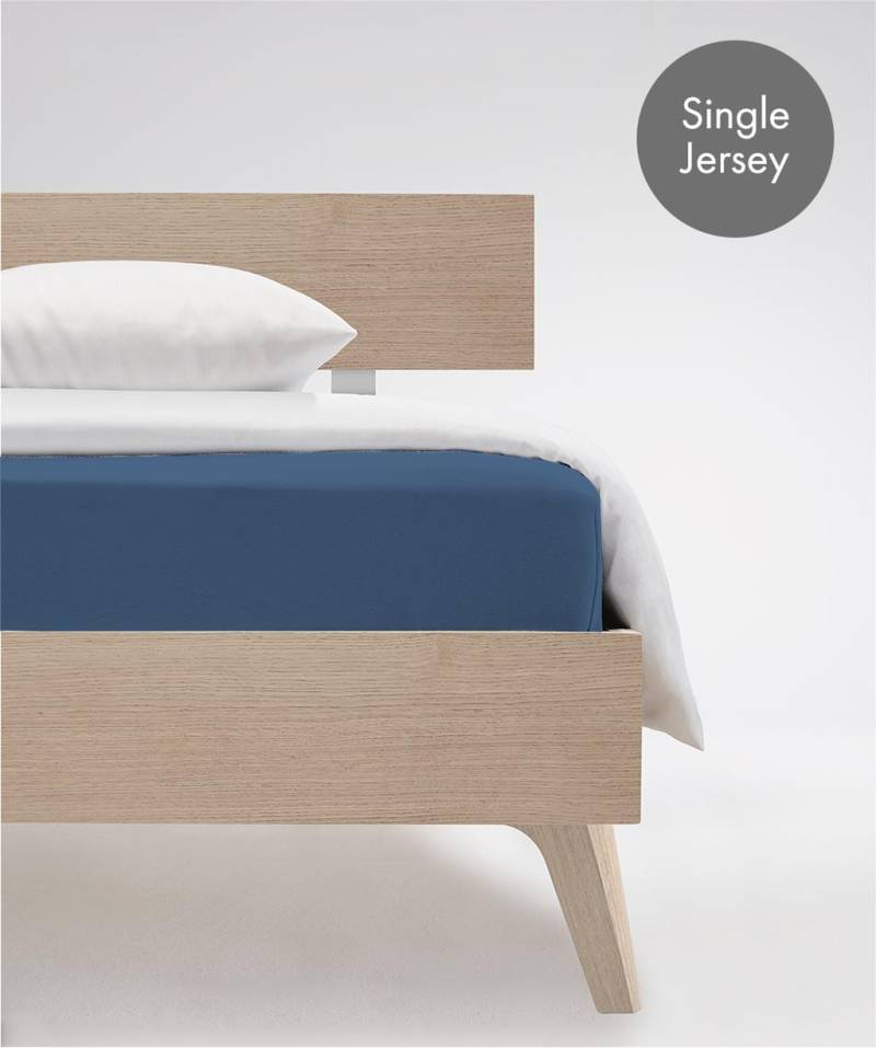 fleuresse Spannbettlaken "Jenny C aus feinfädigem Mako-Jersey" für Matratzen bis 23 cm Höhe von Fleuresse