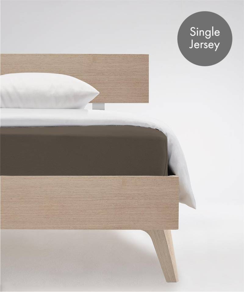 fleuresse Spannbettlaken "Jenny C aus feinfädigem Mako-Jersey" für Matratzen bis 23 cm Höhe von Fleuresse