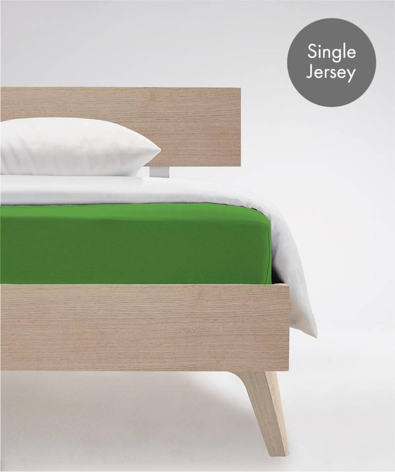 fleuresse Spannbettlaken "Jenny C aus feinfädigem Mako-Jersey" für Matratzen bis 23 cm Höhe von Fleuresse