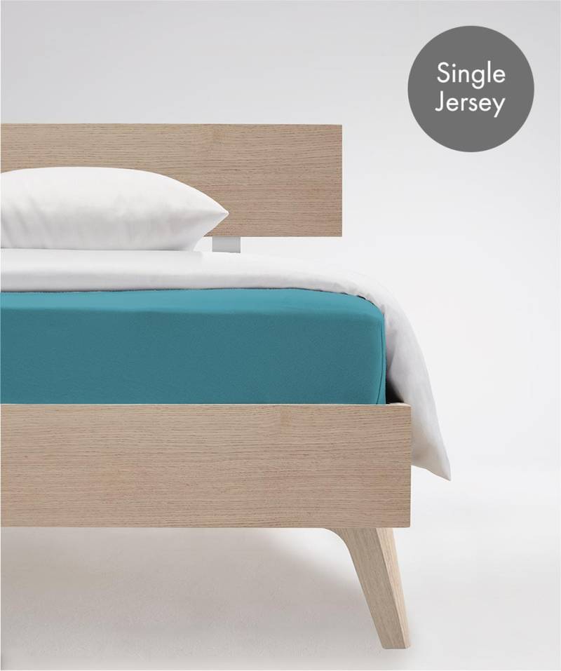 fleuresse Spannbettlaken "Jenny C aus feinfädigem Mako-Jersey" für Matratzen bis 23 cm Höhe von Fleuresse