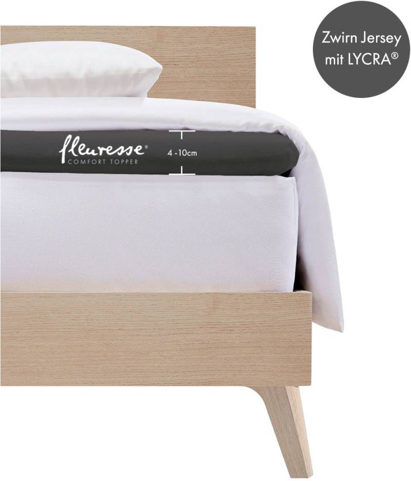 fleuresse Spannbettlaken "Topper" aus Jersey-Elasthan, für eine Matratzenhöhe bis 10 cm fleuresse Spannbettlaken "Topper" aus Jersey-Elasthan, für eine Matratzenhöhe bis 10 cm von Fleuresse