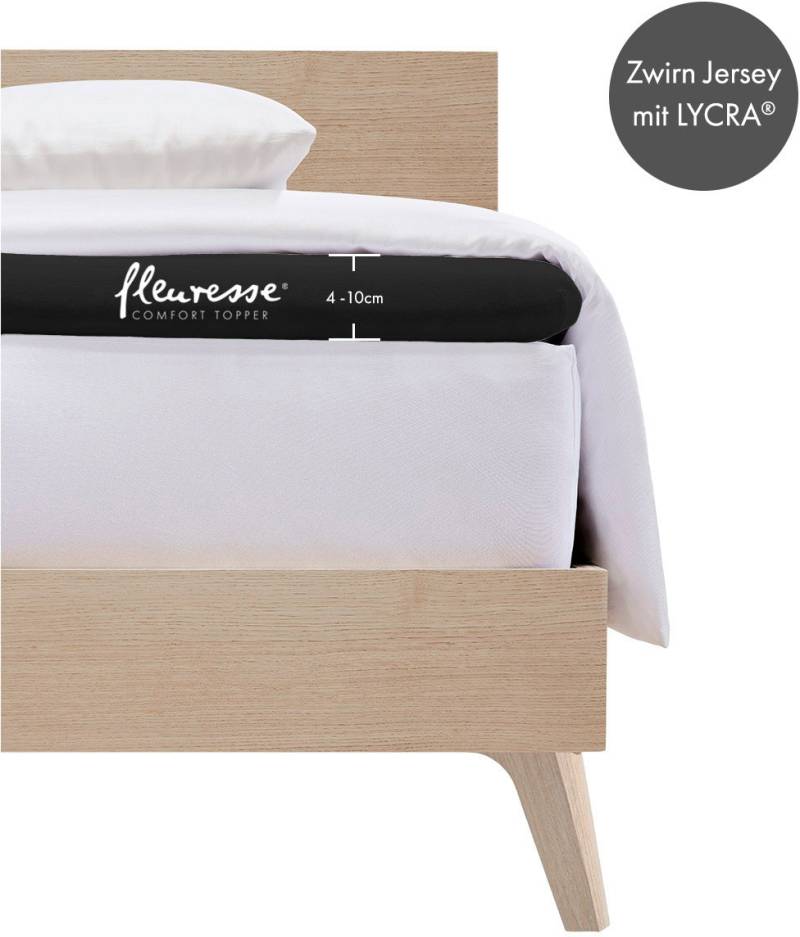fleuresse Spannbettlaken "Topper" aus Jersey-Elasthan, für eine Matratzenhöhe bis 10 cm fleuresse Spannbettlaken "Topper" aus Jersey-Elasthan, für eine Matratzenhöhe bis 10 cm von Fleuresse
