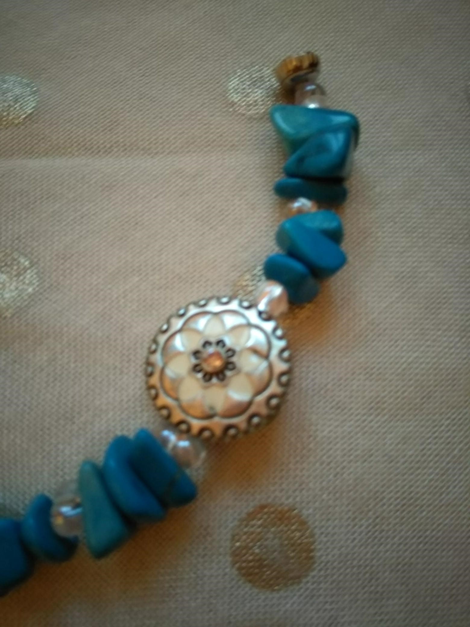 Armband, Vintage Türkis Edelsteine Armband, Vintage Türkis Edelsteine von Fleurs2Go