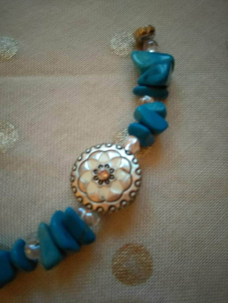 Armband, Vintage Türkis Edelsteine Armband, Vintage Türkis Edelsteine von Fleurs2Go