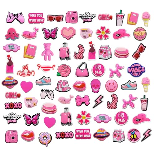 Flewdart Charm Rosa Für Crocs Schuhanstecker Pins Schuhanhänger Für Clogs Zubehör Sticker, Schuh Anstecker Rosa Für Mädchen, Jungen Und Erwachsene Flewdart Charm Rosa Für Crocs Schuhanstecker Pins Schuhanhänger Für Clogs Zubehör Sticker, Schuh Anstecker Rosa Für Mädchen, Jungen Und Erwachsene von Flewdart
