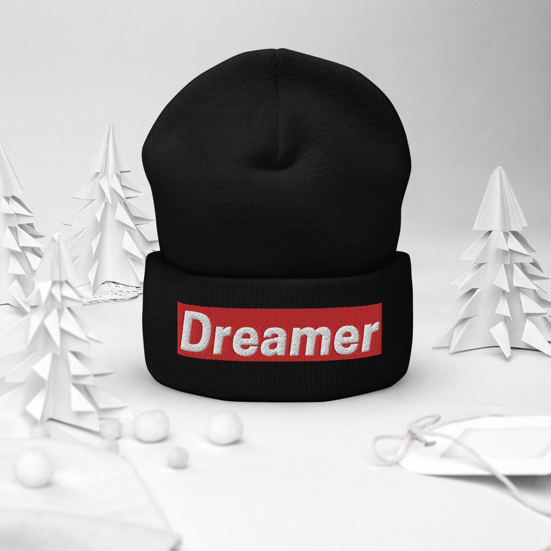 Dreamer Bestickte Beanie, Ästhetisch, Weihnachtsgeschenk, Geburtstagsgeschenk, Beanies Für Frauen, Geschenk Ihn, Sie, Zen, Boho von FlexYogi