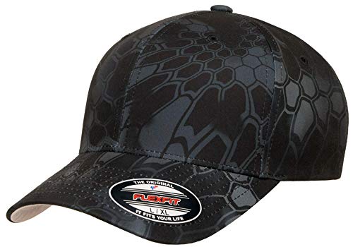 FLEXIFIT Unisex Flexfit Kryptek Cap Baseballkappe, Schwarz, L-XL von FLEXIFIT