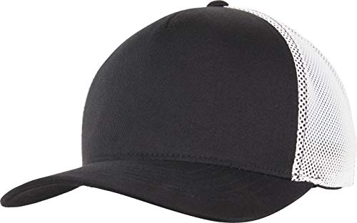 Flexfit 110 Trucker Cap, Black/White, one size von Flexfit