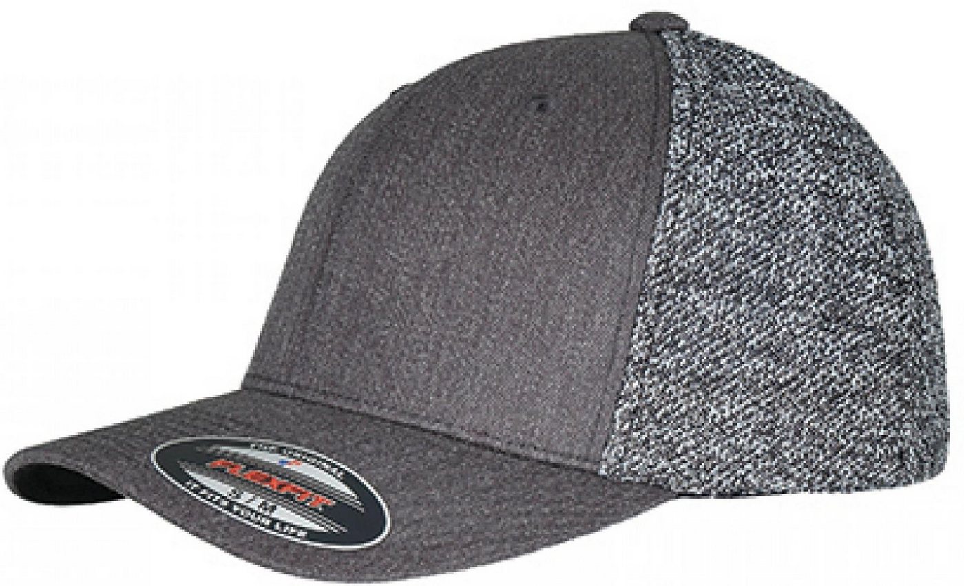 Flexfit Baseball Cap Flexfit Trucker Melange Mesh Cap, Vorgebogener Schirm Flexfit Baseball Cap Flexfit Trucker Melange Mesh Cap, Vorgebogener Schirm von Flexfit