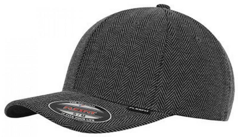 Flexfit Baseball Cap Heringbone Melange Flexfit Cap / Kappe / Mütze von Flexfit