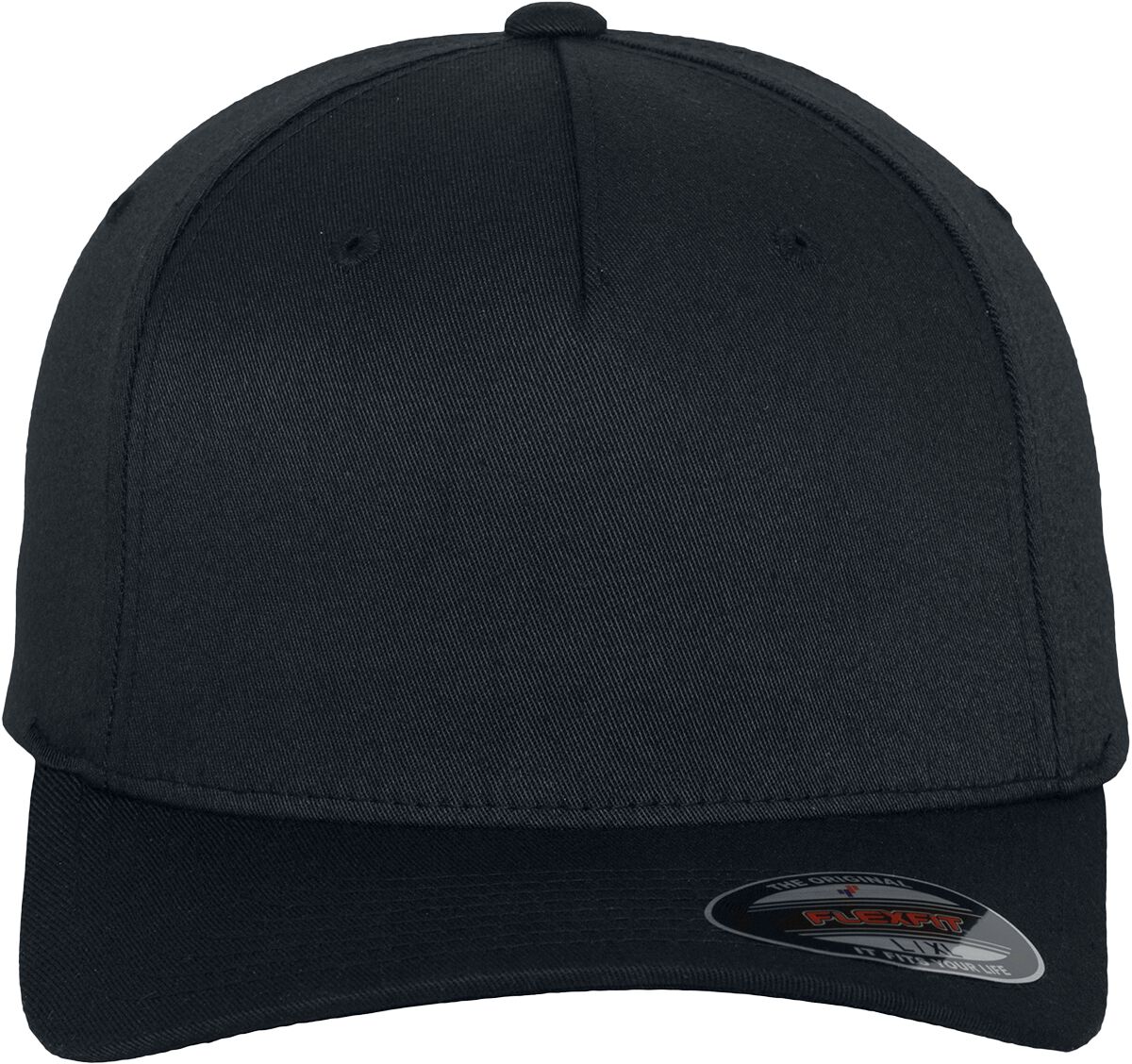 Flexfit Cap - Flexfit 5 Panel - schwarz von Flexfit