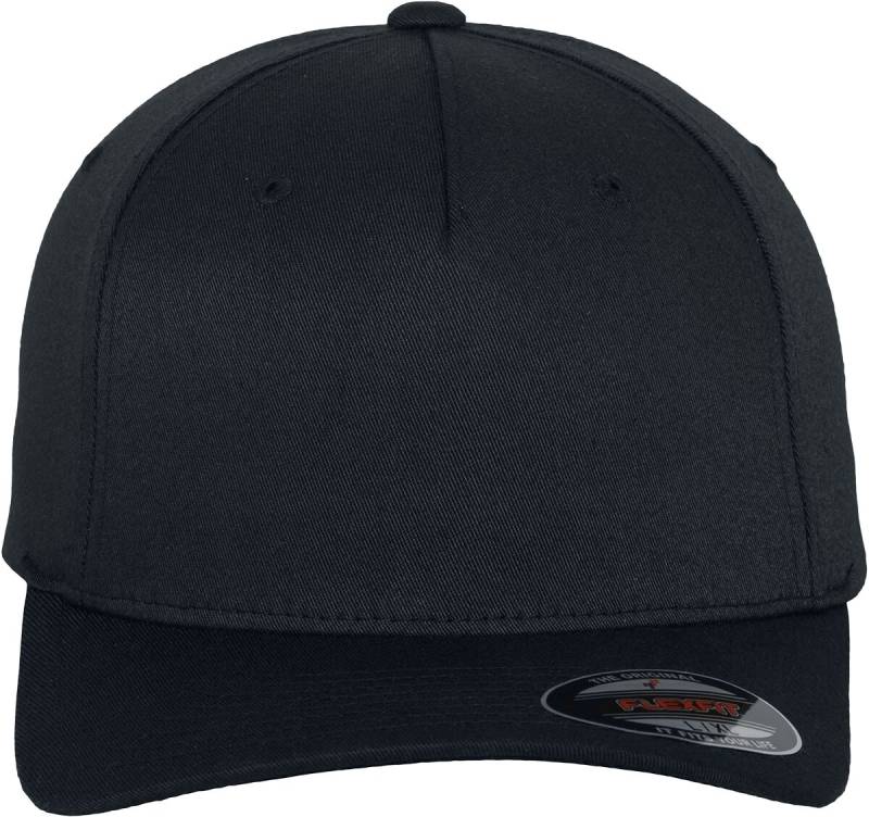 Flexfit Cap - Flexfit 5 Panel - schwarz von Flexfit