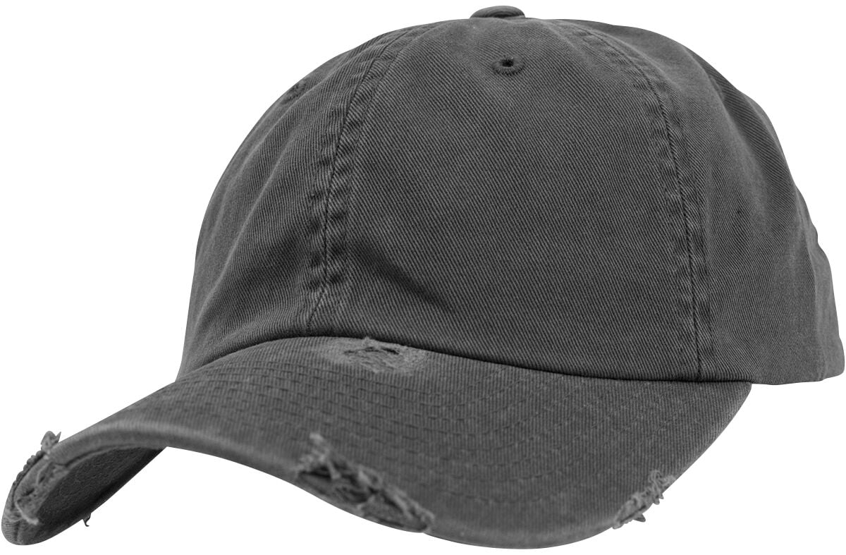 Flexfit Cap - Low Profile Destroyed Cap - dunkelgrau von Flexfit