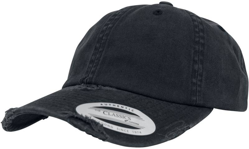 Flexfit Cap - Low Profile Destroyed Cap - schwarz von Flexfit