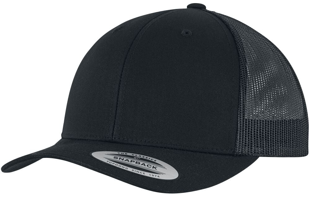 Flexfit Cap - Retro Trucker - schwarz von Flexfit