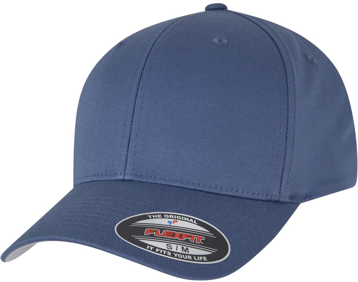 Flexfit Cap - Wooly Combed - blau von Flexfit