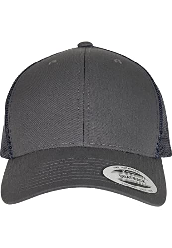 Flexfit Unisex 6606T-Retro Trucker 2-Tone Baseball Cap, Charcoal/Navy, one Size von Flexfit