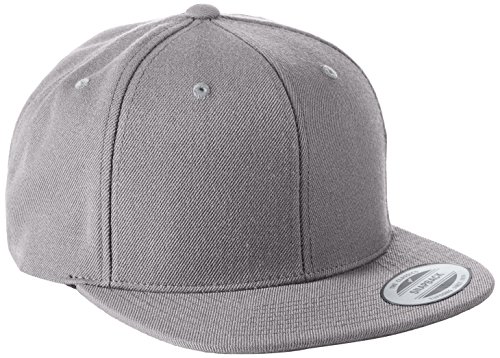 Yupoong Unisex Classic Snapback Cap Kappe, silver, Einheitsgröße von Flexfit