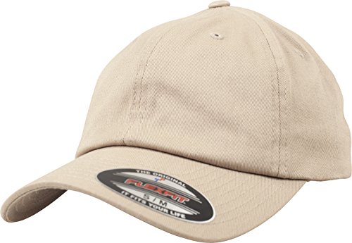 Flexfit Cotton Twill Dad Cap Unisex Kappe für Damen und Herren, L/XL von Flexfit