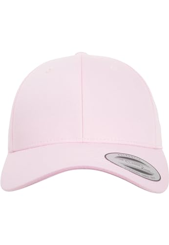 Flexfit Damen und Herren Baseball Caps Curved Classic Snapback Cap, Farbe Pink von Flexfit