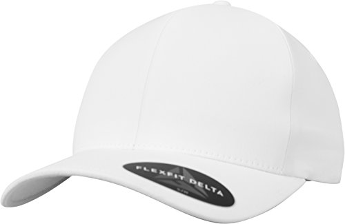 Flexfit Mixte Flexfit Delta White S/M Casquette, Blanc, S-M EU von Flexfit