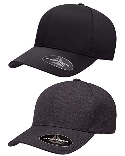 Flexfit Delta Seamless Cap - Schwarz - L/XL von Flexfit