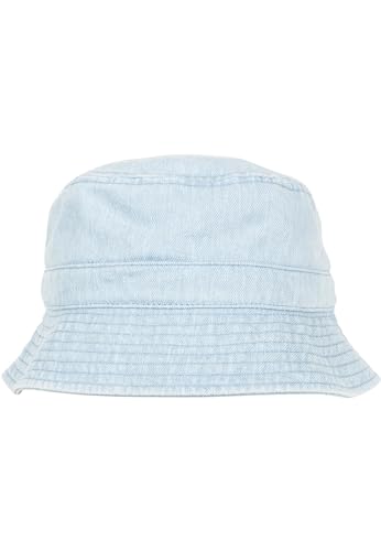 Flexfit Uni 5003DB-Denim Bucket Hat Anglerhut, Light Blue, one Size von Flexfit