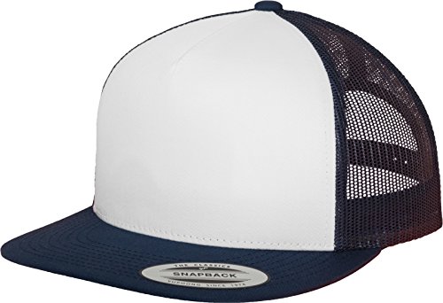 Flexfit Unisex Mütze Classic Trucker M tzen, nvy/wht/nvy, Einheitsgr e EU von Flexfit