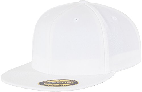 Flexfit Erwachsene Mütze Premium 210 Fitted, weiß (white), L/XL von Flexfit