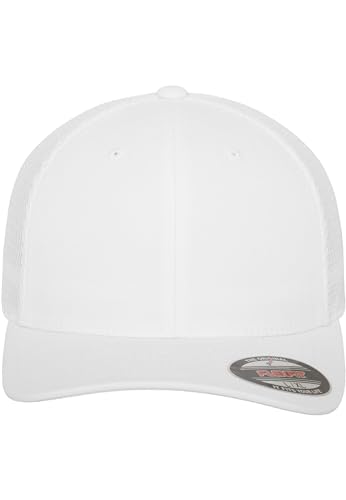 Flexfit Erwachsene Mütze Tactel Mesh, White S/M von Flexfit