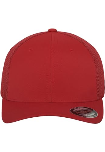 Flexfit Erwachsene Tactel Mesh Mützen, Red, S/M von Flexfit
