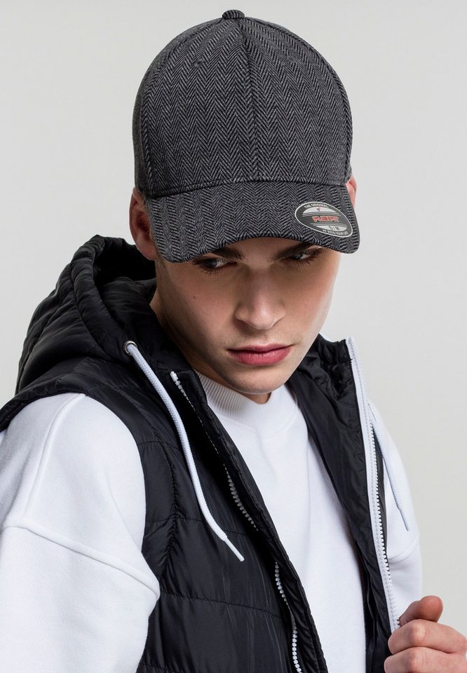 Flexfit Fitted Cap Heringbone Melange Flexfit von Flexfit
