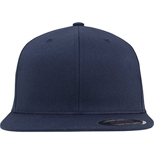 Flexfit Unisex Flat Visor Kappen, Navy, L/XL von Flexfit